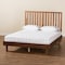 Baxton Studio Marin Modern and Contemporary Walnut Brown Finished Wood King Size Platform Bed 184-11137-9412-Zoro - alternate 6